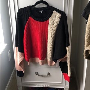 Color block sweater